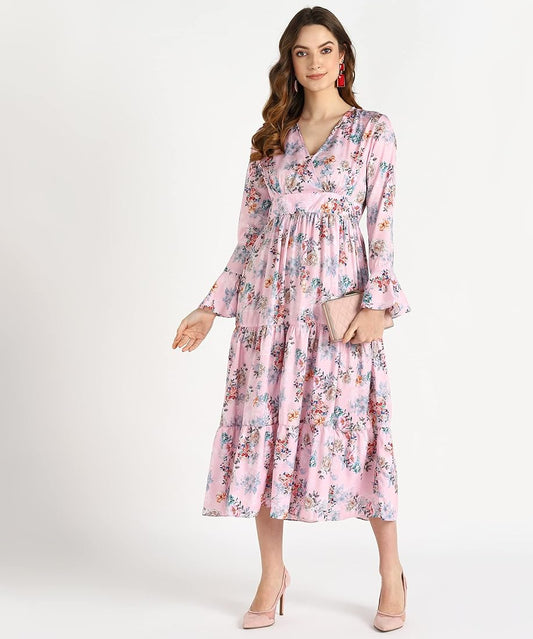 Floral Print Holiday Dress